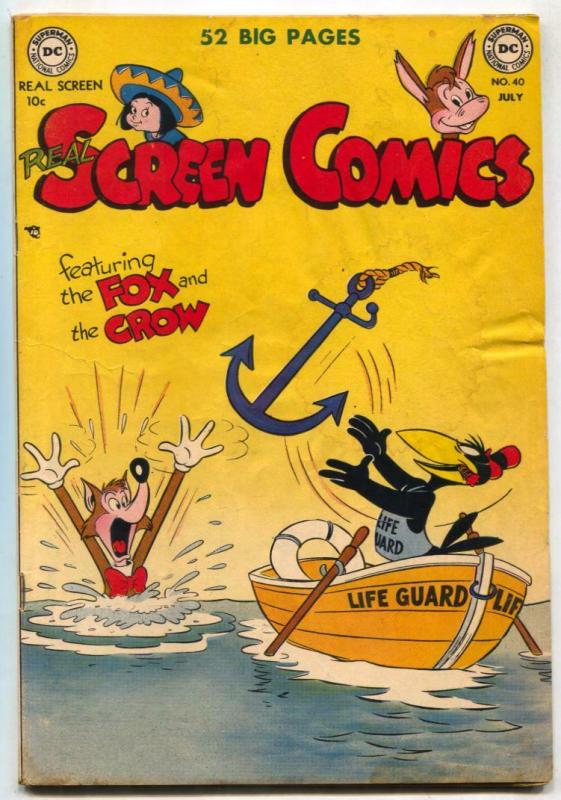 Real Screen Comics #40 1951- Fox & Crow VG-