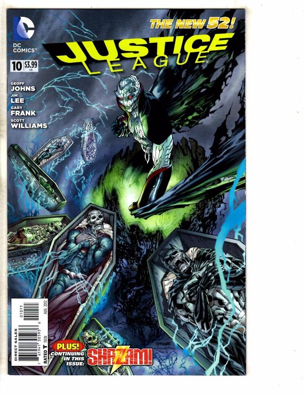 Lot Of 5 Justice League DC Comic Books # 10 11 12 13 14 1st Prints Batman TW61