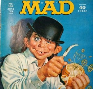 MAD Magazine June 1973 No 159 A Clockwork Orange Cover Vintage Comic Book