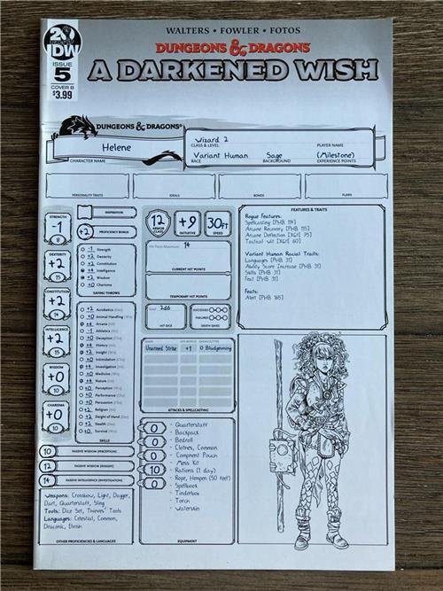 Dungeons & Dragons: A Darkened Wish #5 (2019)