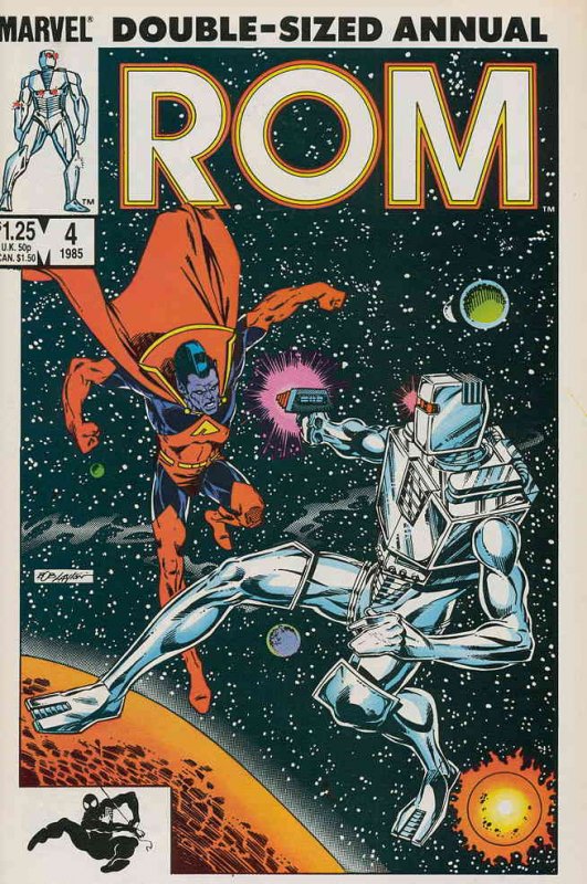 Rom Annual #4 FN ; Marvel | Spaceknight Bill Mantlo