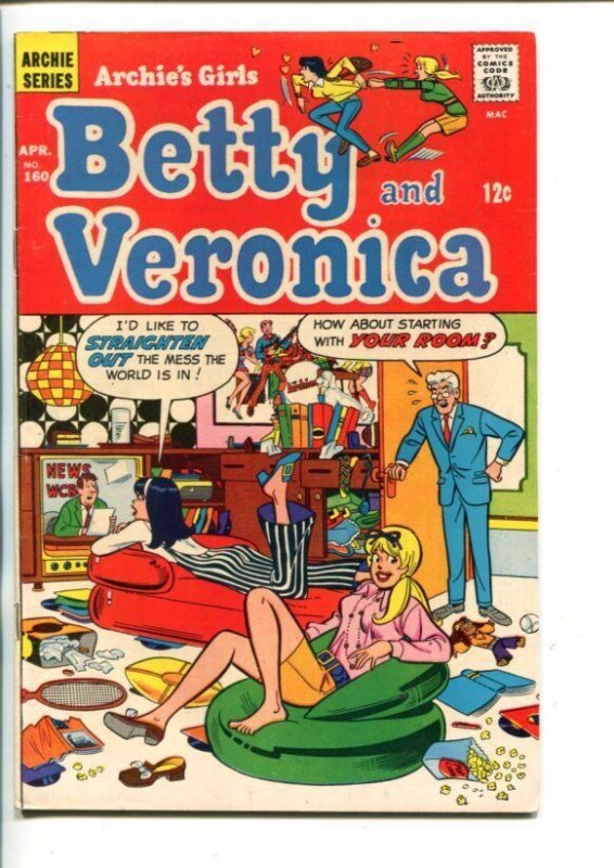 Betty and Veronica--#160--1969--COMIC BOOK--Archie--FN