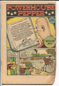 POWERHOUSE PEPPER #5 1948-TIMELY-BASIL WOLVERTON ART-SCARCE ISSUE-pr