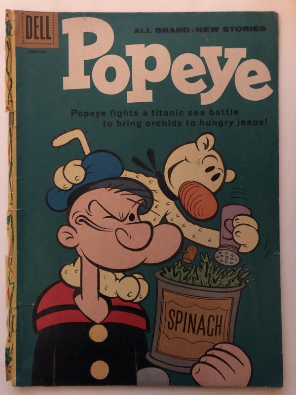 Popeye 57, GD, no back cover ..  front is tight