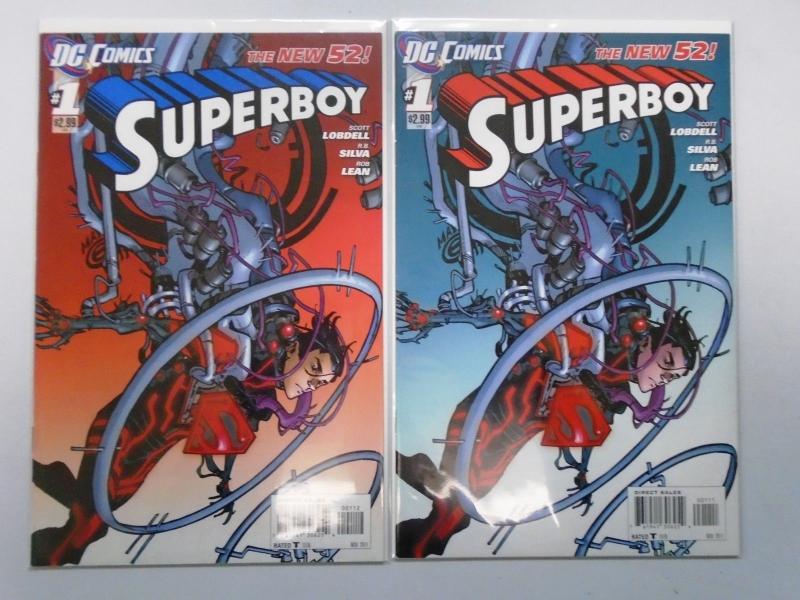 Superboy (DC 2011 5th Series) Set:#1A+B New 52 8.0/VF (2011)