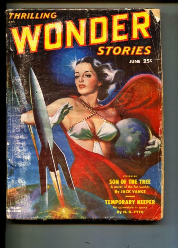 Thrilling Wonder Stories-Pulp-6/1951-Roger Dee-Jack Vance