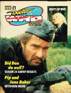 1988 Doctor Who #137 ~~ Marvel Magazine Dr. Who / Pip and Jane Baker ~ WH