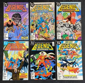 Legends (1986) #'s 1 2 3 4 5 6 Complete VF+ (8.5) Lot John Byrne