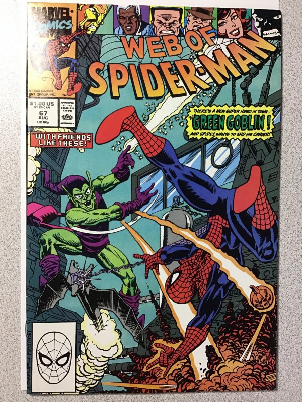 Web of Spider-Man #67 Direct Edition (1990)