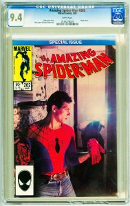 The Amazing Spider-Man #262 (1985) CGC 9.4! bottom of slab broken