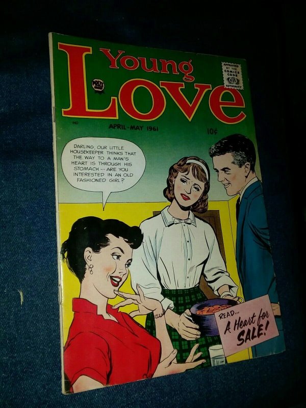 Young Love Vol. 4 #6 prize comics group 1961 silver age good girl art classic