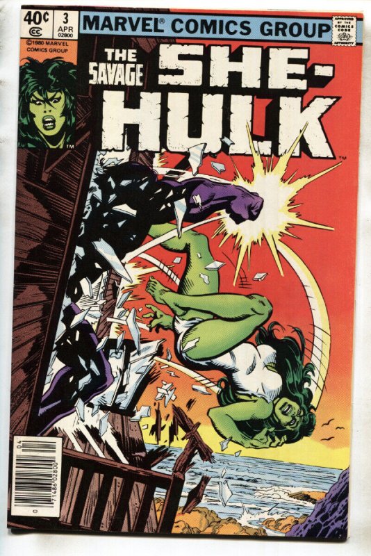 Savage She-Hulk #3--Third appearance--Comic Book --1980-- Marvel