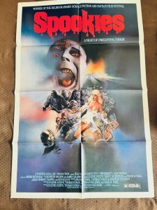 SPOOKIES Movie poster, Richard Corben, 27x40, folded, 1987 more in our ...