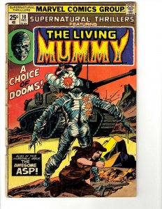 Supernatural Thrillers #10 ORIGINAL Vintage 1974 Marvel Comics Living Mummy