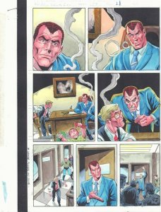 Spectacular Spider-Man #254 p.11 Color Guide Art - Norman Osborn by John Kalisz