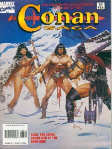 Conan Saga #83 Marvel Comics 1994 VF Joe Jusko