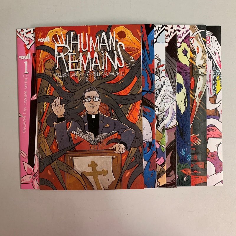 Human Remains #1-8 Set (Vault 2021) 1 2 3 4 5 6 7 8 Peter Milligan (9.0+)  