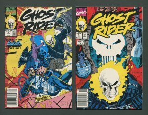 Ghost Rider #5 #6 (SET) / 9.4 NM / Newsstand 1990