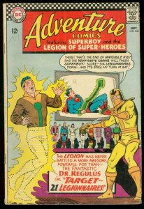 ADVENTURE COMICS #348-DC COMICS-SUNBOY ORIGIN- SUPERBOY G/VG