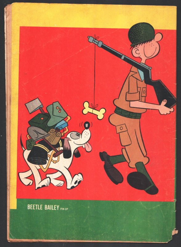 Beetle Bailey #50 1965-Mort Walker cover art-pin up back cover 