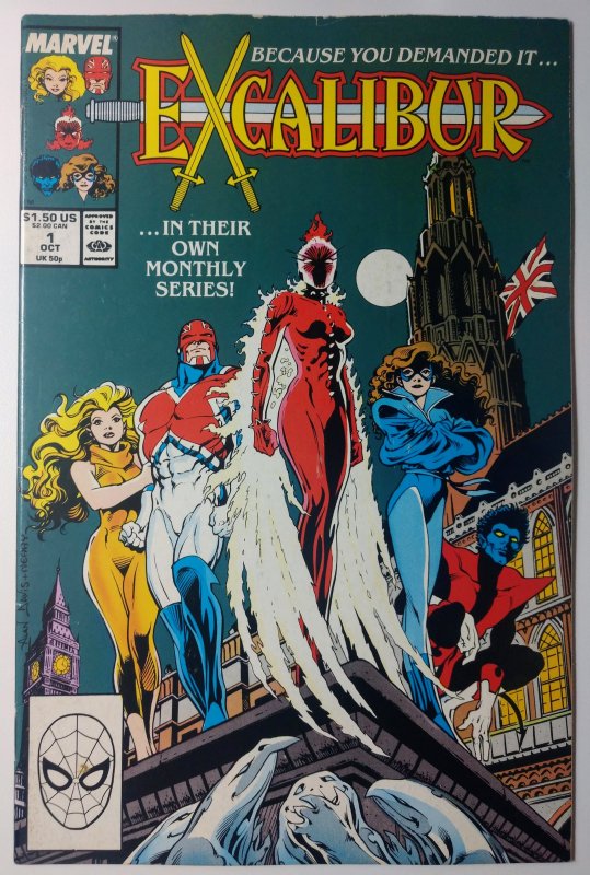 Excalibur #1 (6.0, 1988) 1st app of Widget