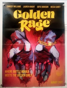 Deadliest Bouquet Golden Rage Reversible Folded Promo Poster 18x24 New [FP399] 