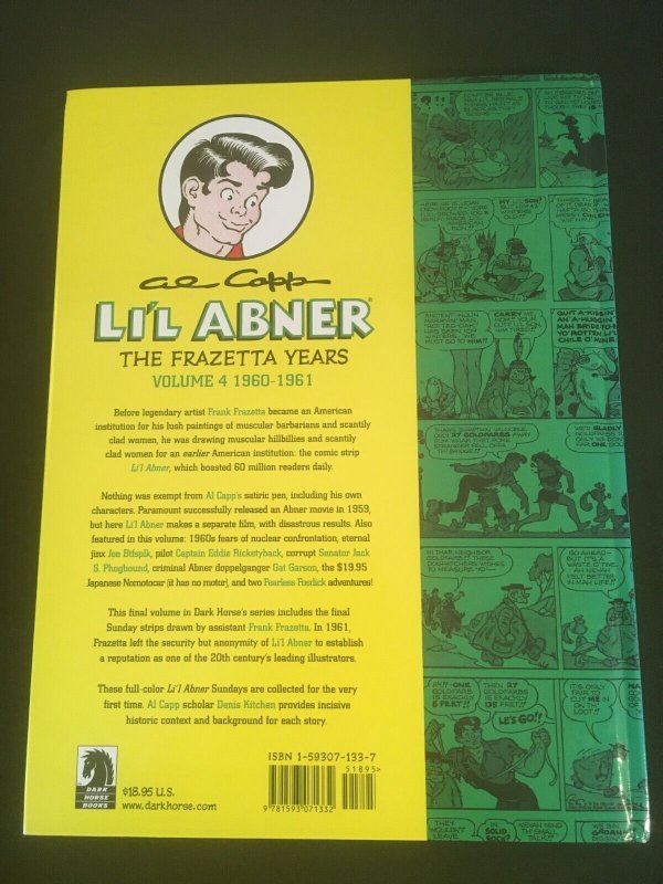 AL CAPP'S LI'L ABNER: THE FRAZETTA YEARS Vol. 4: 1960-1961 Dark Horse Hardcover