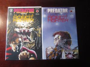 Predator vs Magnus Robot Fighter #1 to #2 - VF - 1992