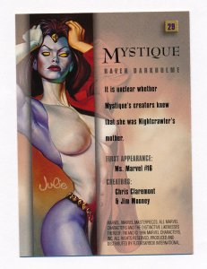 1996 Marvel Masterpieces #29 Mystique