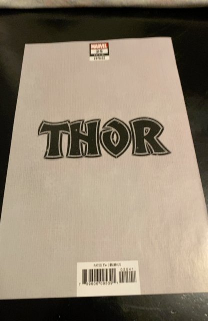 THOR #25 (Marvel Comics 2022) -- J Scott Campbell 1:100 VIRGIN Variant