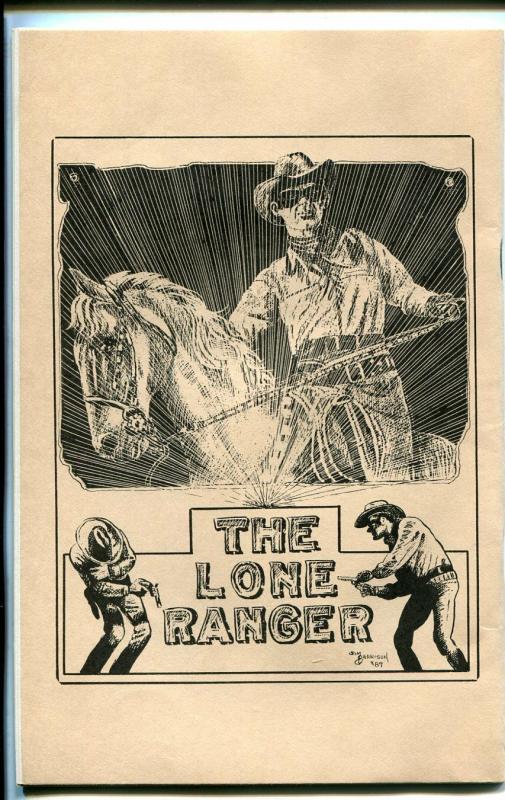 Golden Perils #15 1990-pulp fanzine-Lone Ranger issue-Tonto-NM