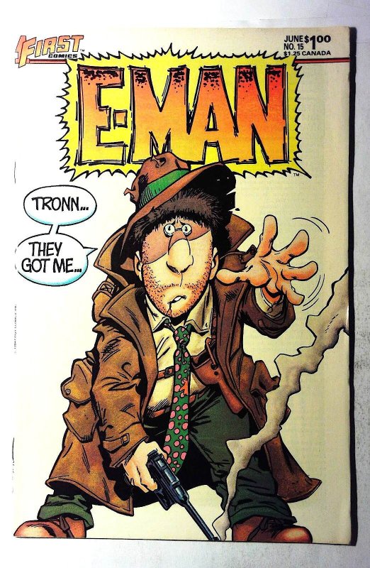 E-Man #15 (1984) First Comics 1st Print Comic Book