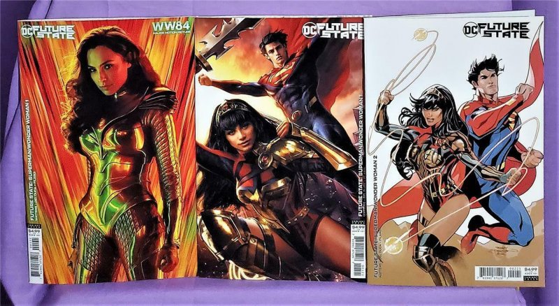 DC Future State SUPERMAN / WONDER WOMAN #1 - 2 Variant Covers (DC, 2021)!