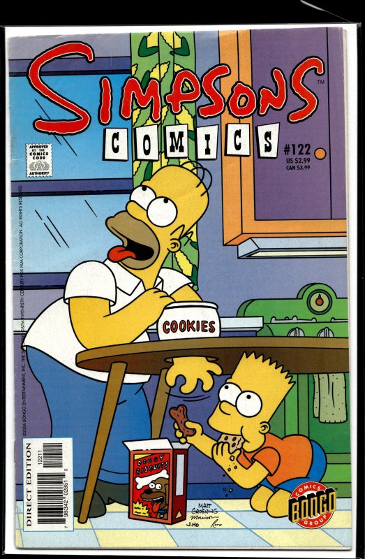 Simpsons Comics #122 (2006) Homer Simpson