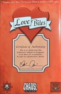 Purgatori: Love Bites (2001) Regular and Premium Cover 2 book lot