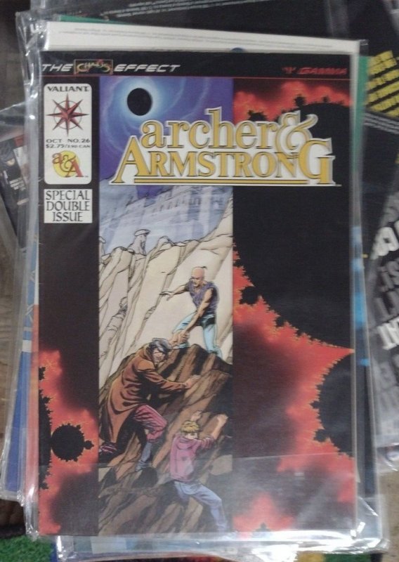 ETERNAL WARRIOR  # 26  1994 VALIANT flip book archer & armstrong 26 chaos effect