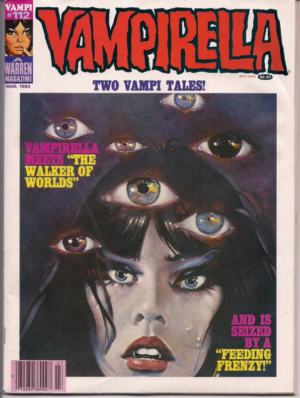 VAMPIRELLA  #112,1983,Last WARREN,Scarce,Jose Gonzalez, Auraleon,Jose Ortiz