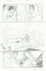 Marvel Legacy #1 p.8 - Ghost Rider (Reyes) Wakes Up - 2017 art by Esad Ribic