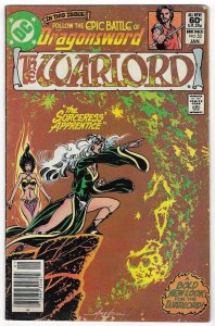 Warlord #53 Newsstand Edition (1982)