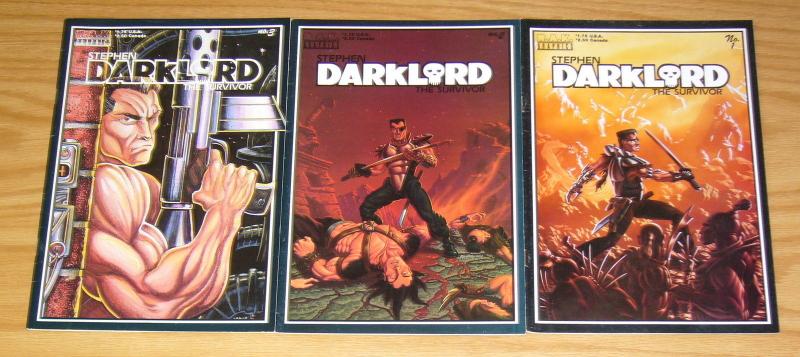 Stephen Darklord the Survivor #1-3 FN/VF complete series - RAK graphics set lot