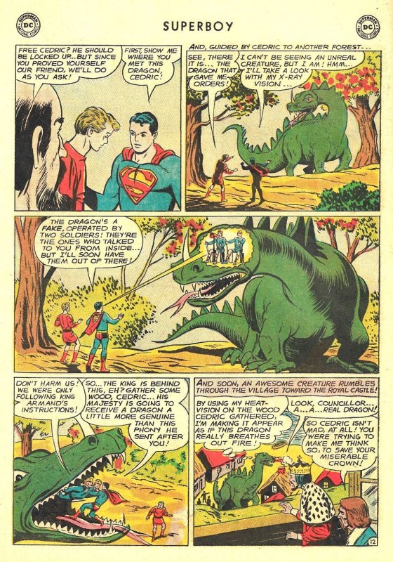 SUPERBOY #113 (Jun1964) 5.0 VG/FN  Two Fun Time-Travel Stories! Curt Swan!