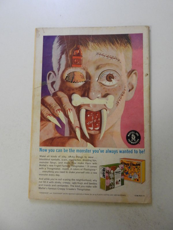 Star Spangled War Stories #133 (1967) GD- condition piece missing back cover