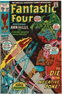 Fantastic Four #109, 8.0 or Better