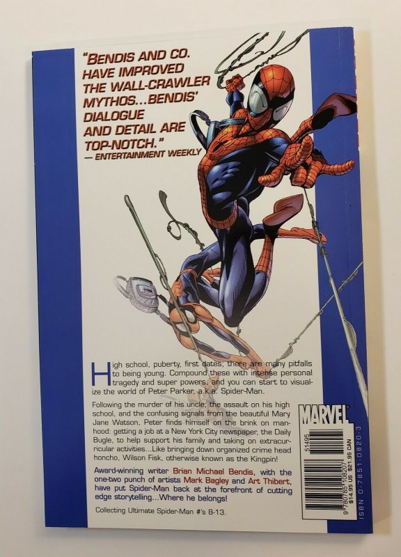 ULTIMATE SPIDER-MAN VOL.2 LEARNING CURVE TPB SOFT COVER 1ST PRINT NM