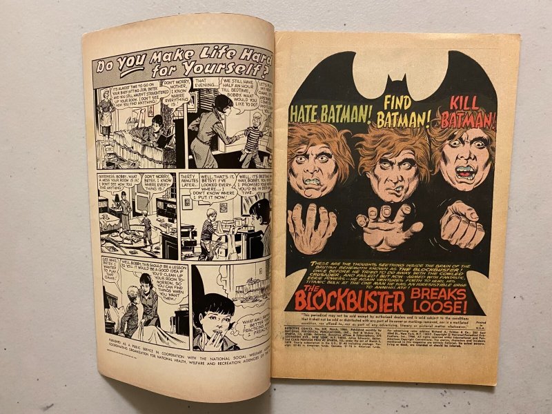 Detective Comics #349 The Blockbuster 4.5 (1966)