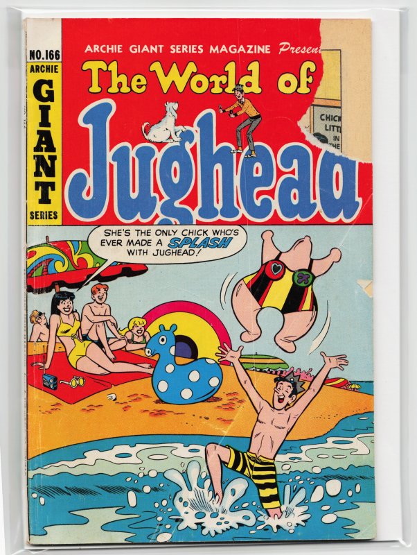 Archie Giant Series Magazine #166 (1969) Jughead