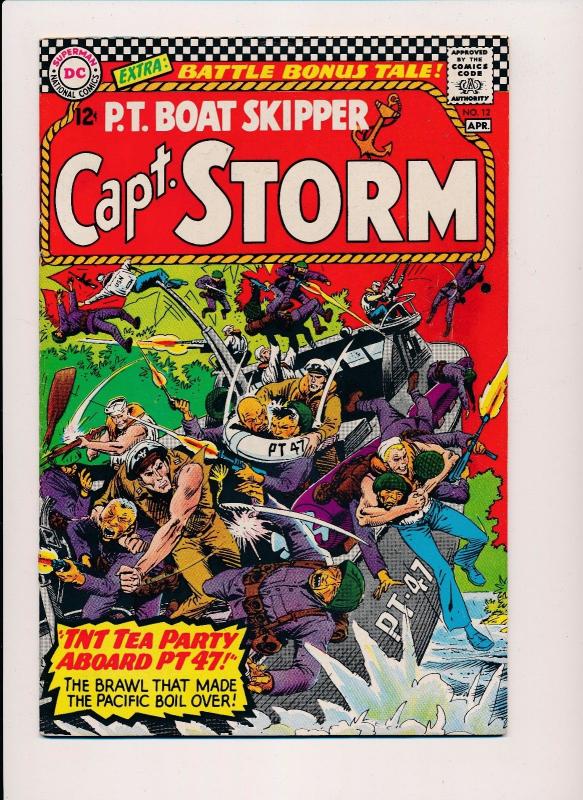 Capt. STORM, P.T. BOAT Skipper #12 ~ DC Comics 1966 ~ FN/VF (HX511)