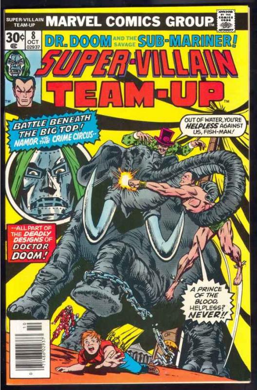 Super-Villian Team-Up #8 (Oct-76) NM- Super-High-Grade Namor the Sub-Mariner,...