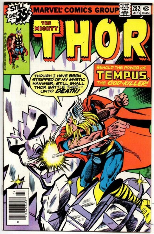 THOR #282 VF/NM God of Thunder Tempus Killer 1966 1979, more Thor in store