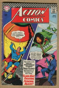 Action Comics #348 - Federal Agent! -1967 (Grade 4.5/5.0) WH